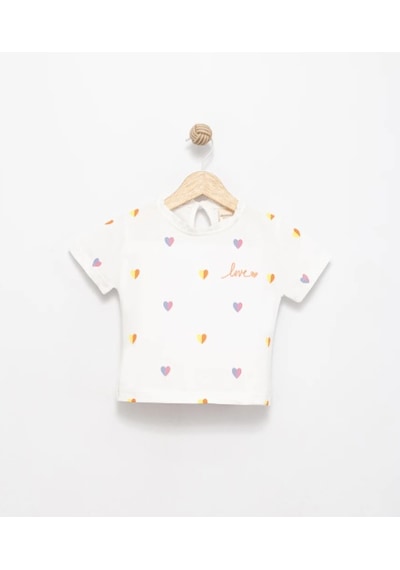 Babydoll T-shirt Divo Ekru