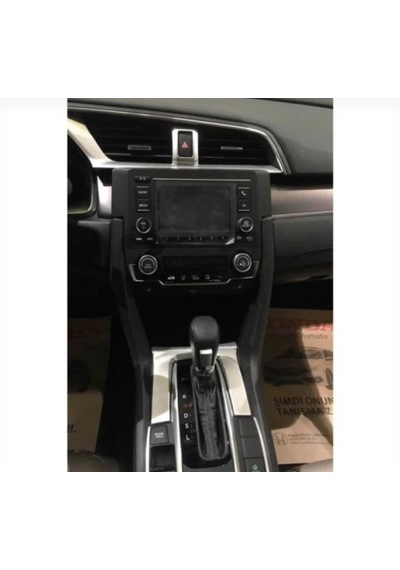 Honda - Civic Fc5 / Fk7 2016-2020 Hava Menfez Kaplama 3 Parça Gri