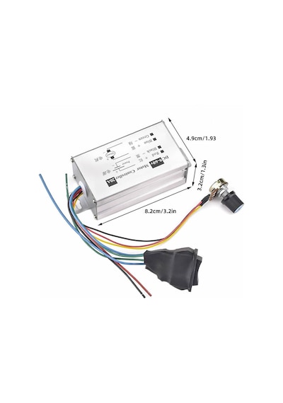 Dc 60v 20a Dc Motor Sürücü Pwm Hız Kontrol Ileri Geri Yön Anahtar