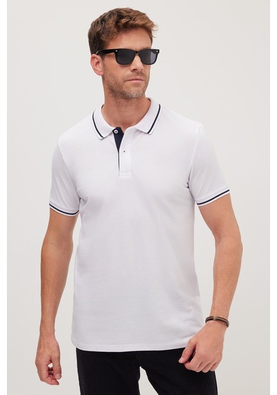 Tudors Erkek Slim Fit Dar Kesim %100 Pamuk Yumuşak Dokulu Serin Tutan Kumaş Düz Pike Beyaz Polo Yaka Tişört-42245 Beyaz Tudors Erkek Slim Fit Dar Kesim %100 Pamuk Yumuşak Dokulu Serin Tutan Kumaş Düz Pike Beyaz Polo Yaka Tişört-42245 Beyaz