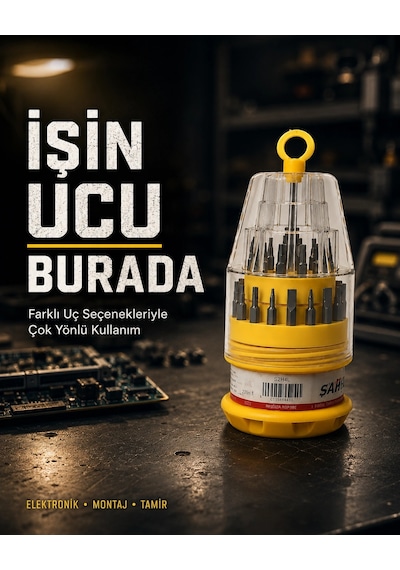 Bay Ateşe Dayanıklı Tornavida Seti Elektronik Tamir İçin Çok Uçlu Najmaddin 99386592