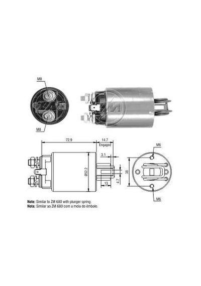 MARS OTOMATIGI 12V NISSAN BLUEBIRD MAXIMA SUNNY ISUZU ZM 0581