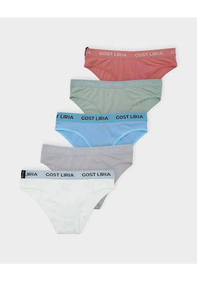 Gost Liria Full Moon Slip Külot 5 Li Paket - Çok Renkli Çok Renkli