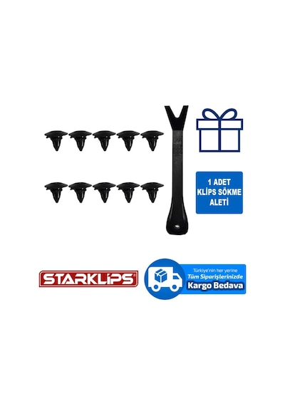 Marsbiyel Klipsi 51777171003 Bmw X5 X6 E71 E83Mini 10 Adet 64382598