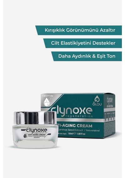Glou Clynoxe Anti-Aging Yaşlanma Karşıtı Gece Bakım Kremi 50 ML