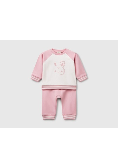 Benetton Nb Yenidoğan 2li Takım Pembe
