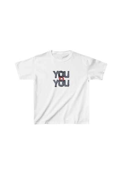 Unisex Çocuk Baskılı - Beyaz