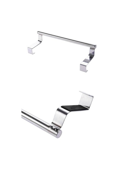 Lüx Görünümlü Dolap Kapağı Paslanmaz Metal Havlu Askılığı 33 Cm Metal Diğer