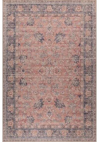 Foldy Vintage Desenli Dokuma Taban Dekoratif Turuncu Halı Fl 51 Turuncu 4