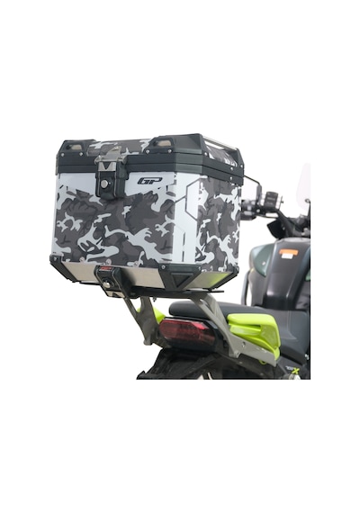 Gp Kompozit Dsn01 Universal 37 Lt Desenli Alüminyum Motosiklet Çantası Diğer