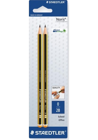 Noris 2b Kurşun Kalem 2 Li Blister Paket 120-0-bk2d Karışık