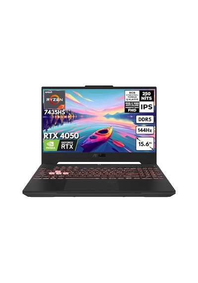 Asus TUF Gaming A15 FA507NUR-LP035HMF90 R7-7435HS 48 GB 2 TB SSD RTX4050 15.6" W10H Dizüstü Bilgisayar