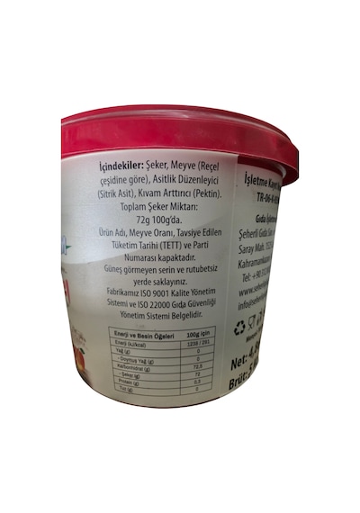 Naturem Çilek Reçeli 5 KG