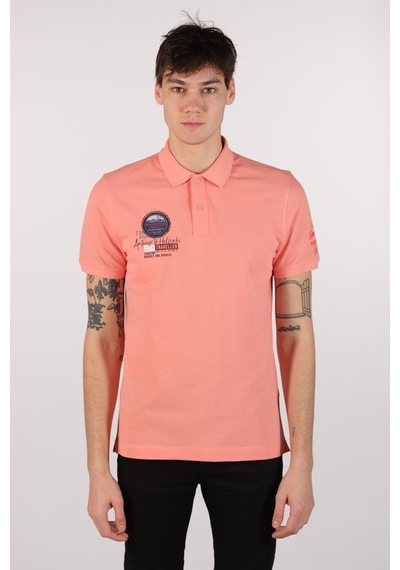 AR-MA Arma Erkek Büyük Beden Polo Yaka Tişört Y22374868701 Pembe