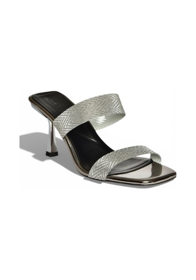 Fox Shoes Y820013834 Platin Ayna İnce Topuklu Kadın Ayakkabı Platin