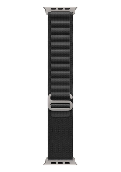 Microsonic Apple Uyumlu Watch Ultra Kordon Alpine Loop Siyah