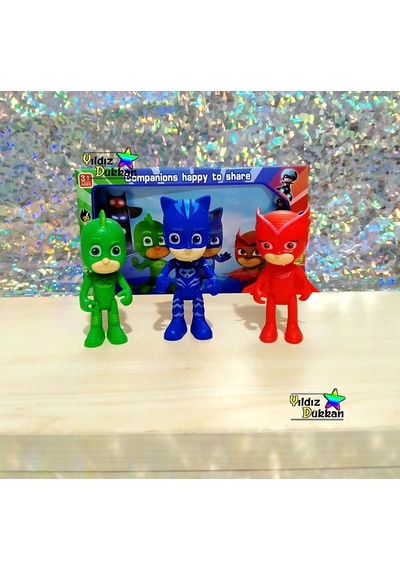 Oyuncak Pjmasks 3lü Pija Maskeli Pijamaskeliler Süper Kahramanlar
