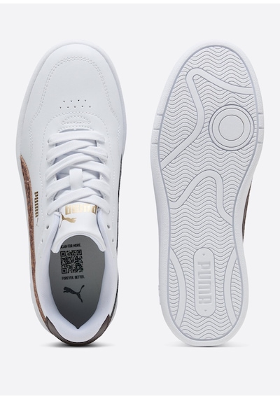 Puma Court Lally Feline Kadın Spor Ayakkabı-33773 Beyaz