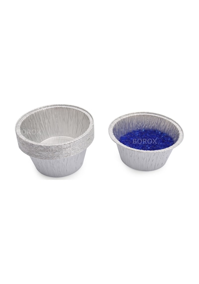 Borox Alüminyum Tartım Kabı 85 x 40 MM Genel Amaçlı Tartım Tabağı 50 Adet