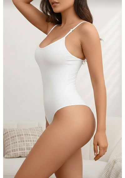 Sıkılaştırıcı Toparlayıcı Zıbın String Korse 9052 Beyaz