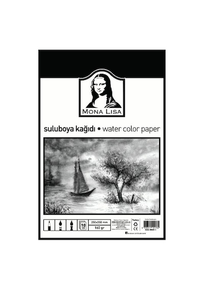 Monalisa Sulu Boya Kağıdı 25x35 160 GR 10 YP