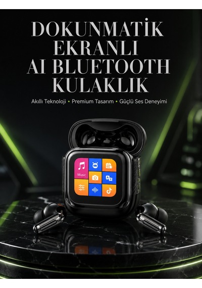Akıllı Dokunmatik Kontrol Aı Özellikli Bluetooth Kulaklık -