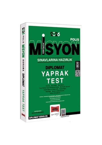 Yargı Yayınları 2026 Polis Misyon Koruma Sınavlarına Hazırlık Diplomat Yaprak Test