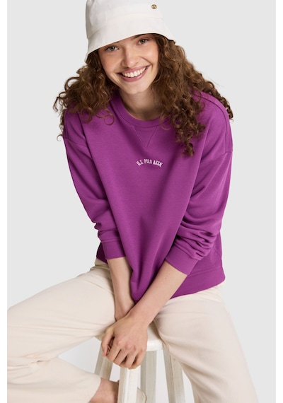 U.S. Polo Assn. Kadın Menekşe Sweatshirt 50328959-vr037 Menekse