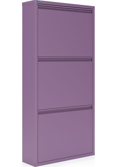 Ceha  3'lü Metal Ayakkabılık - Mor K.AYK-3 /AB4001 Mor