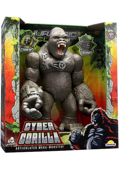 Jurassic Clash Siber Goril 27 CM.