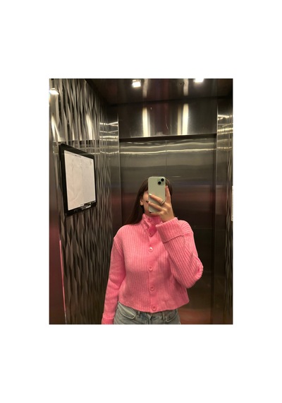 Maison Velora Kadın Pembe Basic Crop Yumuşak Dokulu Dik Yaka Triko Hırka-27aj001 Pembe 923043141 Pembe Maison Velora Kadın Pembe Basic Crop Yumuşak Dokulu Dik Yaka Triko Hırka-27aj001 Pembe 923043141 Pembe