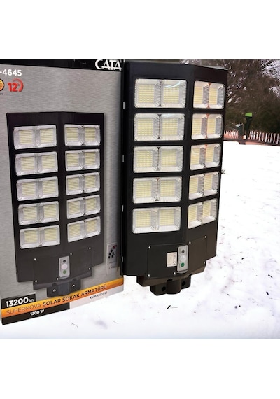 Cata Ct-4645 Süpernova 1200w Solar Sokak Armatürü Kumandalı