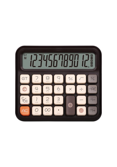 X-250 12 Haneli Hesap Makinesi Siyah Genel