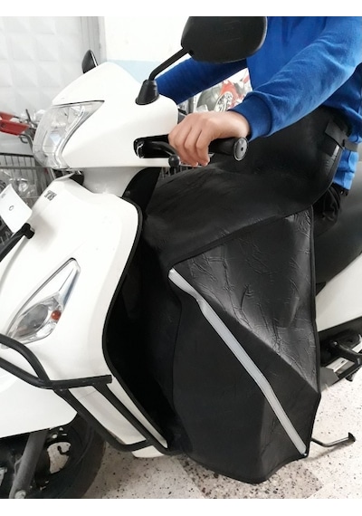 Scooter Diz Koruma Örtüsü Reflektörlü - Termal
