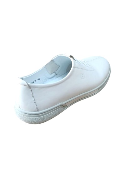 Lbr H1022 Erkek Hakiki Deri Kauçuk Antik Casual Ayakkabı Kemik Siyah