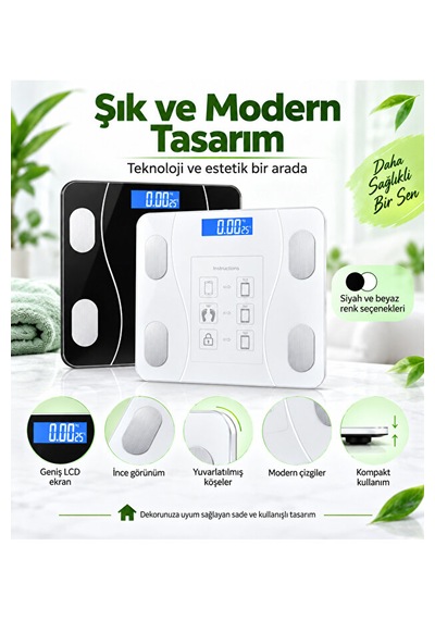 ltech Bluetooth Akıllı Dijital Baskül 180 KG