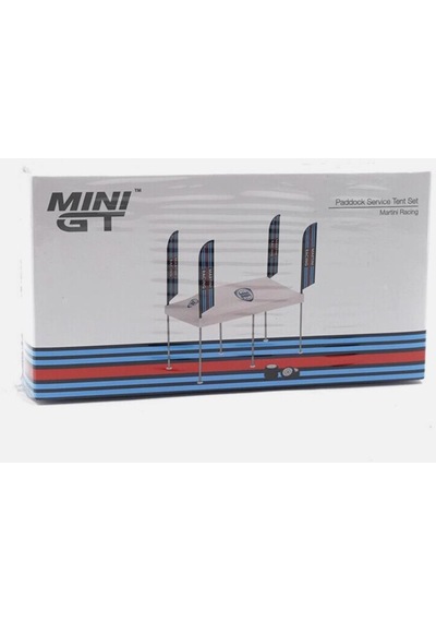 Mini Gt Ac16 Paddock Service Tent Set-martini Racing Model Araba