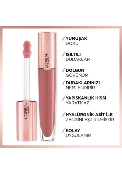 Brilliant Signature Plump İn Gloss Ruj 412, Heighten Çok Renkli