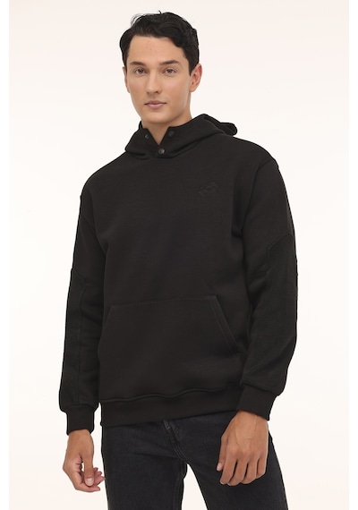 Lotto M-angulo Hoodıe 4pr Siyah Erkek Sweatshirt Siyah