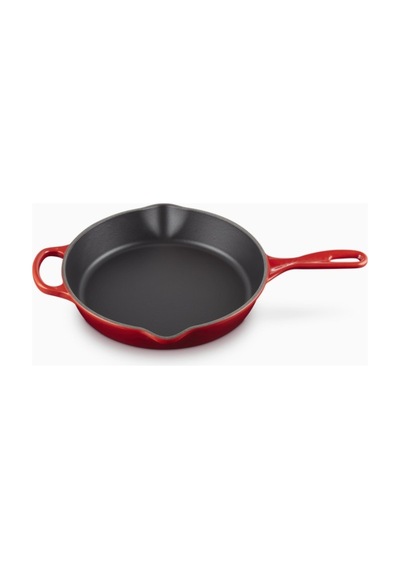 Le Creuset Profesyonel Servis Yüksek Döküm Tava 26 Cm Kırmızı