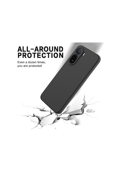 Redmi A7 Pro Uyumlu Silikon Kılıf - Pastel Renk Tonu Kamera Korumalı Esnek Kapak - Şeffaf