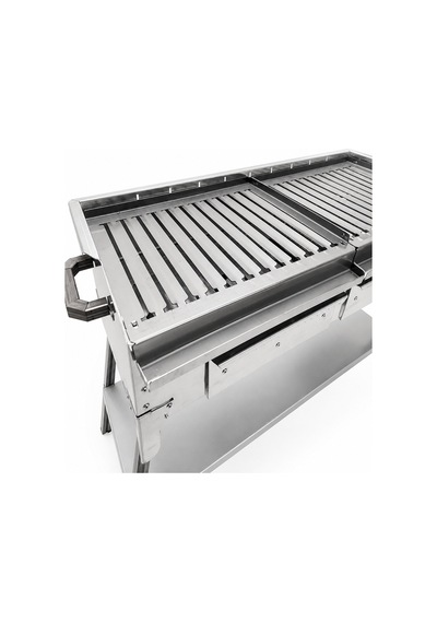 Büyük Mangal Yağ Kanallı Izgara 35x90 Yağdaklıklı Üst Izgara 90 Cm Yükseklik Çok Renkli