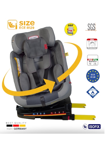 Holmer Kids Maxi Protect Aero 3D 360° Dönebilir Isofix 0  -  36 KG Oto Koltuğu