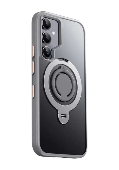 Galaxy S24 Avatar 360 Dönen Magsafe Kapak - Titan Gri