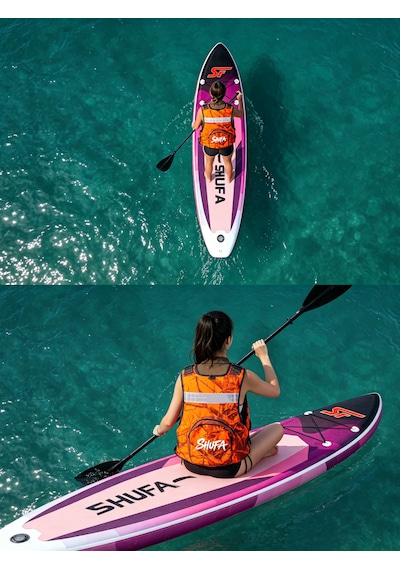Ayarlanabilir Can Yeleği Balıkçılık, Sörf, Kano, Sup Ve Su Sporları İçin Güvenlik Yeleği Turuncu