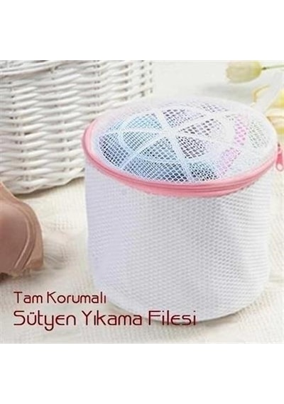 Petinka Sütyen Yıkama Filesi Tam Korumalı Hassas Çamaşır Yıkama Aparatı