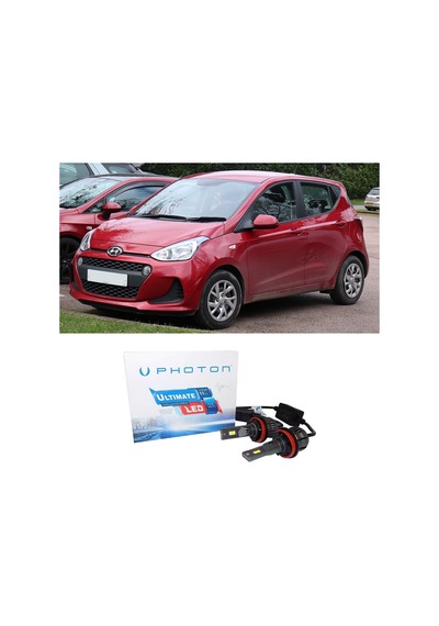 Hyundai İ10 Uzun + Kısa Far Ampulü H4 Ultimate Yeni Seri Beyaz 2013-2019