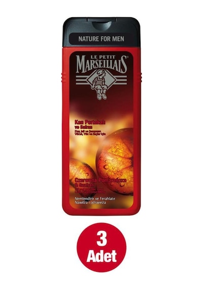 Le Petit Marseillais Duş Jeli Kan Portakalı Ve Safran 400 ML x3