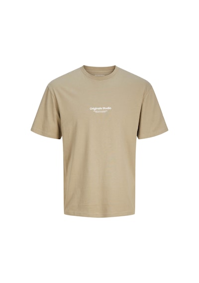 Jack & Jones Jorvesterbro Tee Ss Erkek T-shirt 12240121 Bej