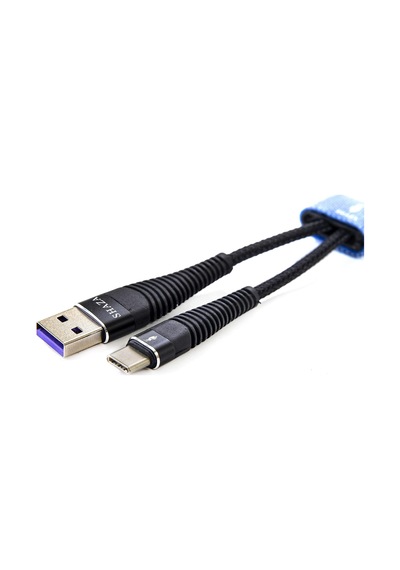 Usb Type-c Pd 5a 100 W Örgülü Hızlı Şarj Ve Data Kablosu 1 Metre